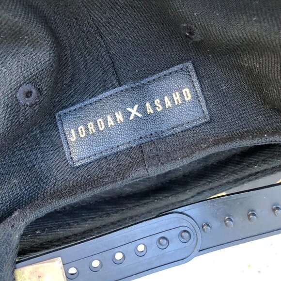 AIR JORDAN ASAHD Snapback Hat Youth Kids Black Adjustable Cap - Picture 5 of 7